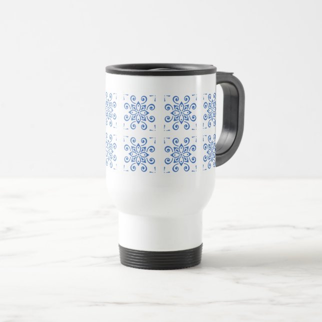 Mug De Voyage Azulejo simple (Devant droit)