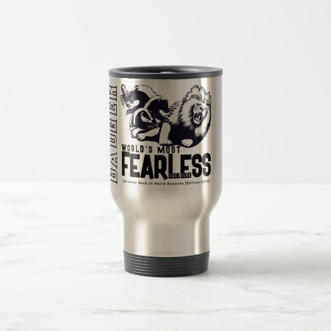 Mug De Voyage Badger de miel sans peur (Centre)
