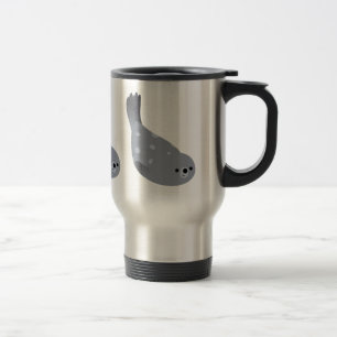 Mug De Voyage Baignade mignonne Cartographie Port Seal Commuter 