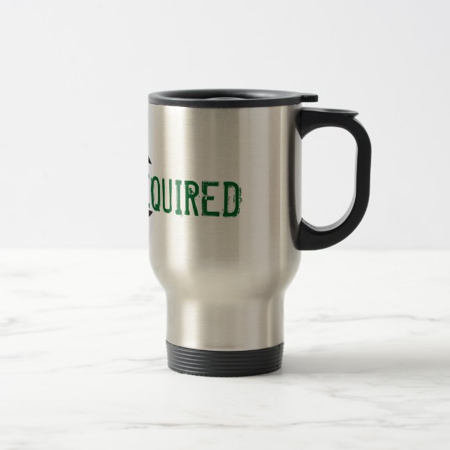 Mug De Voyage Baisse stylistique noire REQUISE par RECHARGE (Droit)