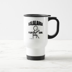 Mug De Voyage Balalaika Jouer Fille Voyage Mug
