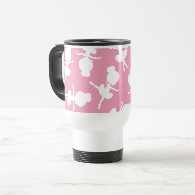 Mug De Voyage Ballerina Motif, Ballet Girls, Ballet Dance (Devant gauche)
