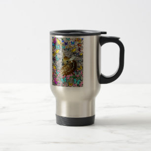 Mug De Voyage Bambina le faon Blanc-Coupé la queue dans les
