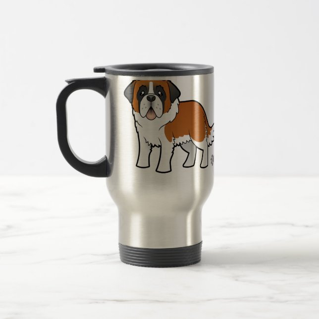 Mug De Voyage Bande dessinée St Bernard (Gauche)
