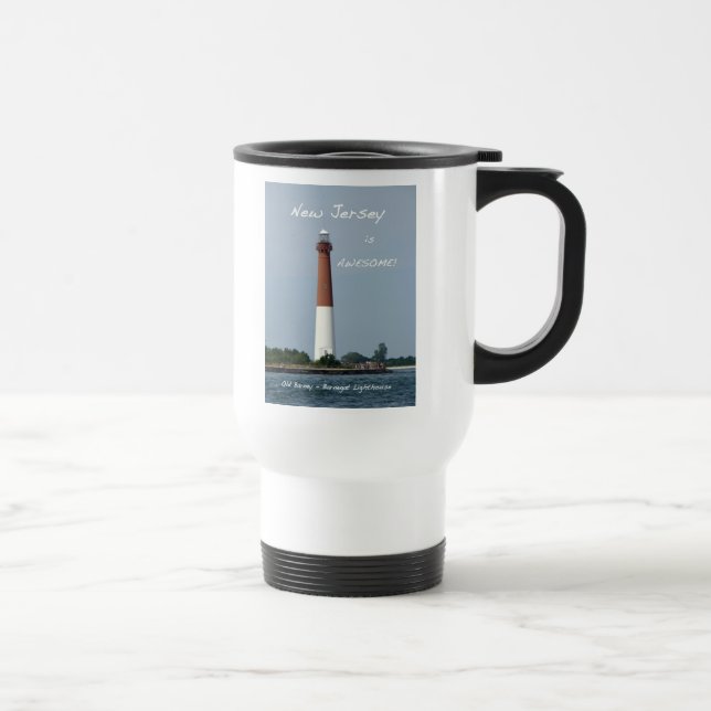 Mug De Voyage Barnegat Lighthouse Long Beach Island New Jersey (Droite)