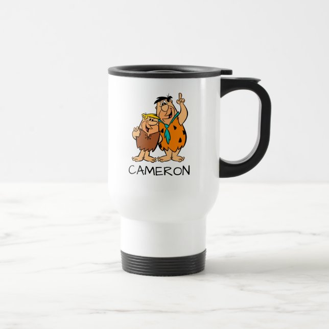 Mug De Voyage Barney Rubble et Fred Flintstone (Droite)
