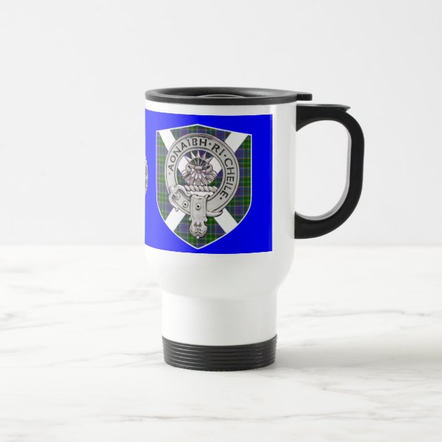 Mug De Voyage Barr/tartan/crête de Cameron (Droite)