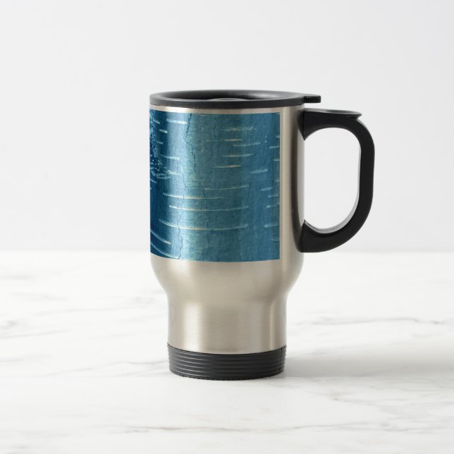 Mug De Voyage Barre d'arbre bleu (Droit)