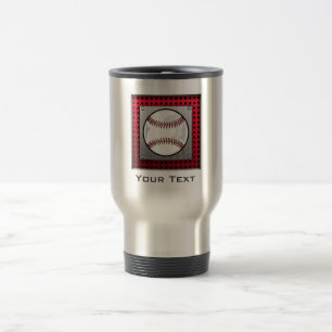 Mug De Voyage Base-ball en aluminium balayé de regard