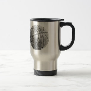 Mug De Voyage Basket-ball avec effet crayon