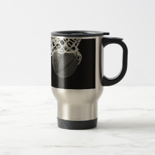 Mug De Voyage Basket-ball noir et blanc