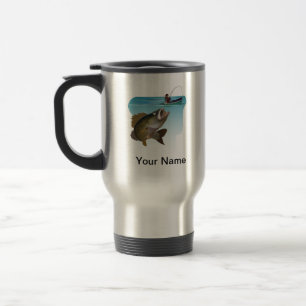 Mug De Voyage Basse à grande bouche Pêche dans la boue