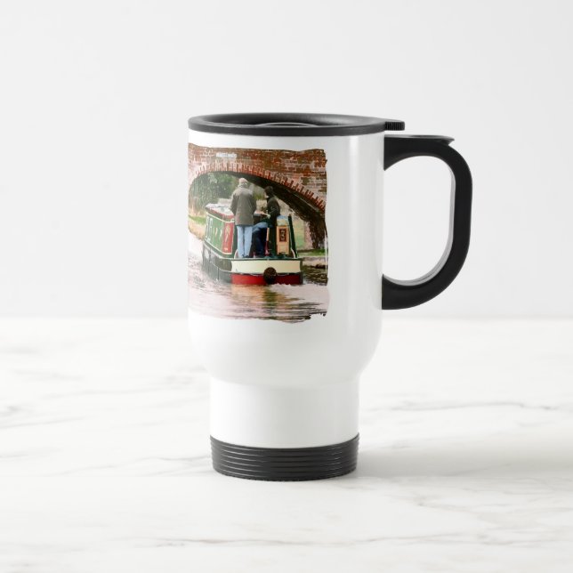 MUG DE VOYAGE BATEAUX CANAL UK (Droite)