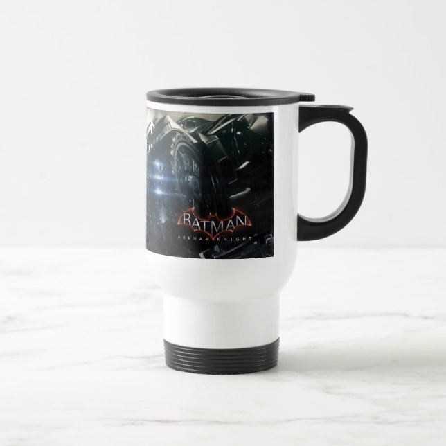 Mug De Voyage Batman Avec Batmobile Dans La Pluie (Droite)