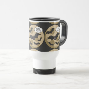 Mug De Voyage Bats Having Party on Full Moon