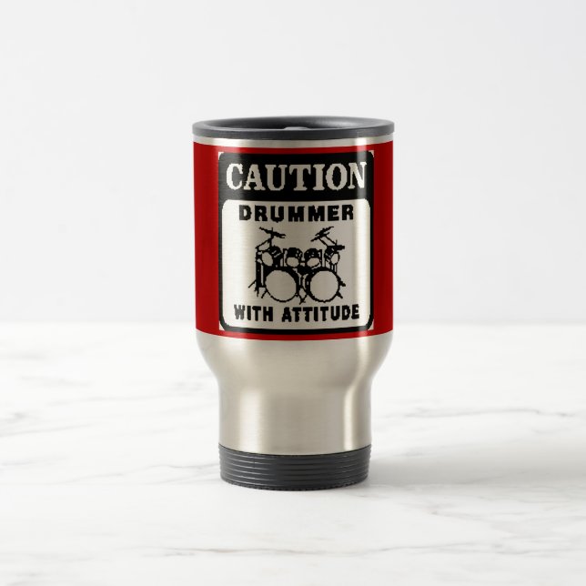 Mug De Voyage Batteur avec attitude (Centre)