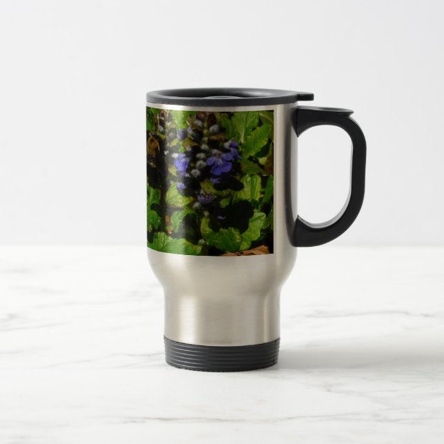 Mug De Voyage Baume d'abeille pourpre et bourdon (Droit)