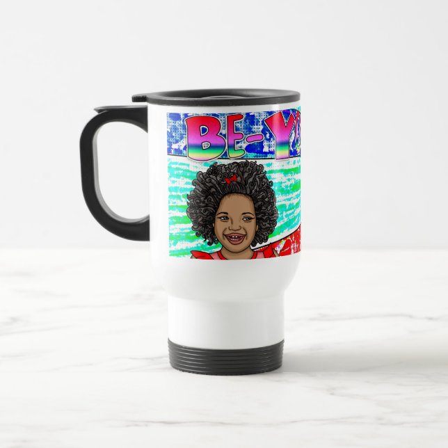 Mug De Voyage Be-You-Tiful Little African'-American Girl (Gauche)