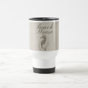 Mug De Voyage Beach House Seahorse Seashore