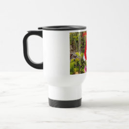 Mug De Voyage Beachy Flower et chapeau de Noël Voyage muet