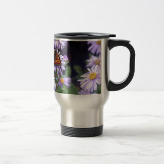 Mug De Voyage Beau Papillon Sur Fleurs