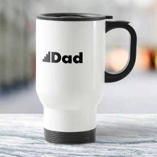 Mug De Voyage Beau-père Blague Visuelle - Famille recomposée