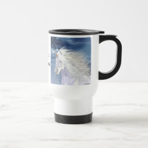 Mug De Voyage Beauté de blanc de licorne