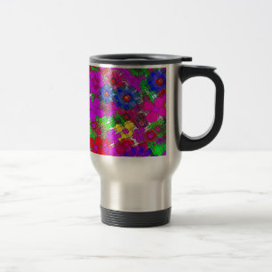 Mug De Voyage Beautiful colorful amazing floral pattern design