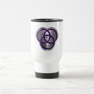 Mug De Voyage Belle bague de la Trinité chrétienne avec croix