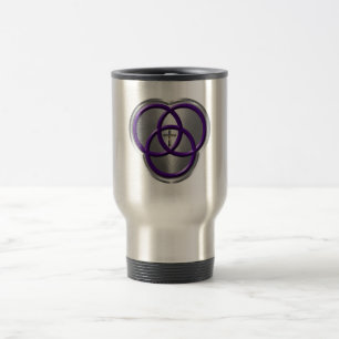 Mug De Voyage Belle bague de la Trinité chrétienne avec croix