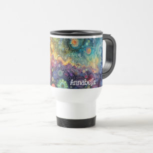 Mug De Voyage Belle couleur Whimsical Retour à l'école