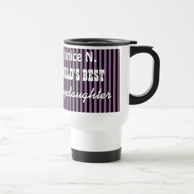 Mug De Voyage BELLE-FILLE du monde d'UTEMPLATE la meilleure (Droite)