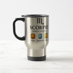 Mug De Voyage Belle Opale pour Octobre Anniversaires