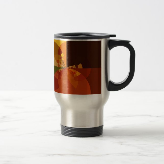 Mug De Voyage Belle Terre Art Abstrait Imprimer (Droit)