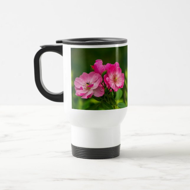 Mug De Voyage Belles fleurs roses-6845 (Gauche)