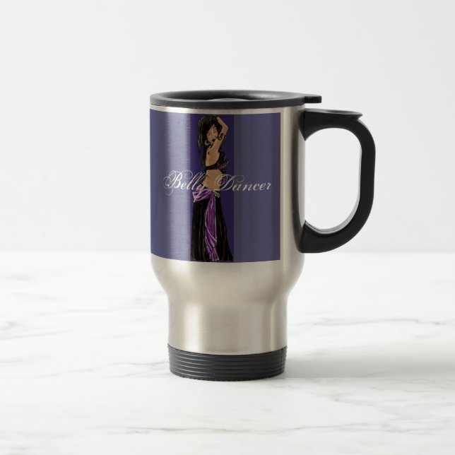 Mug De Voyage bellydancer2, danseuse du ventre (Droit)