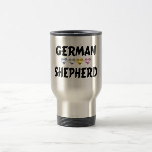Mug De Voyage Berger Allemand Amour Coeur Voyage Mug