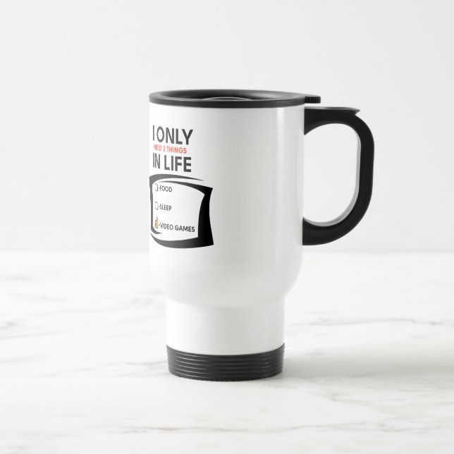 Mug De Voyage Besoin seulement de déplacements/brousse de navett (Droite)