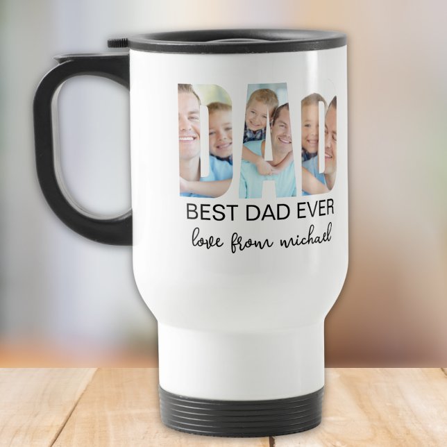Mug De Voyage Best Dad Ever Personalized  (Créateur téléchargé)