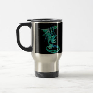 Mug De Voyage Bête de Fantaisie Dragon Léviathan Aquatique Isolé