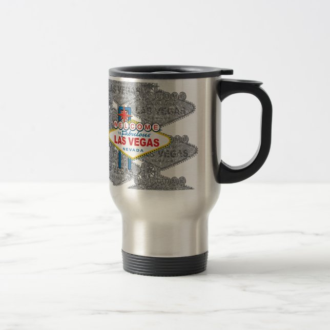 Mug De Voyage Bienvenue à Fabulous Las Vegas (Droit)