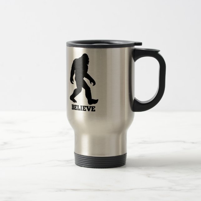 Mug De Voyage Bigfoot CROIRE Sasquatatch (Droit)
