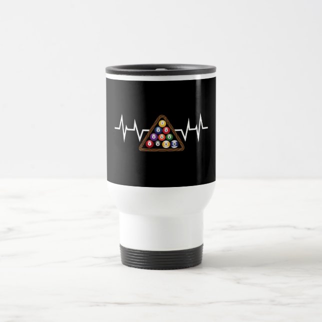 Mug De Voyage Billiard Ball Rack Hearbeat (Centre)