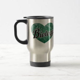Mug De Voyage Biologie Retro Coeur Blackboard Love