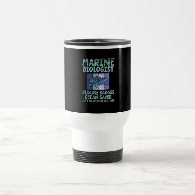 Mug De Voyage Biologiste marin Biologie marine (Centre)
