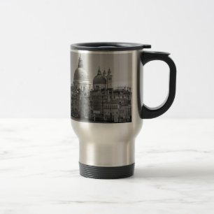 Mug De Voyage Black Blanc Grand Canal Venise Italie Voyage