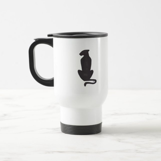 Mug De Voyage Black Cat Silhouette bang (Gauche)