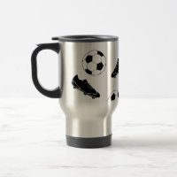 Black Elegant Classic Soccer Nettoie Ball Motif