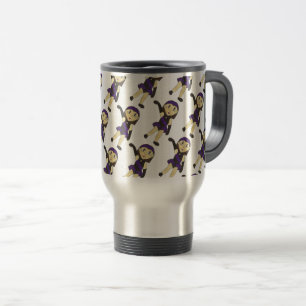 Mug De Voyage Black Purple Jazz Danseuse Enseignant Considérant
