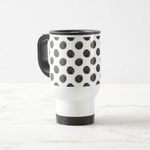 Mug De Voyage Blackberry. Pois. modèle de fruits